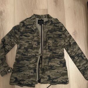 Sanctuary Olive Camouflage Jacket